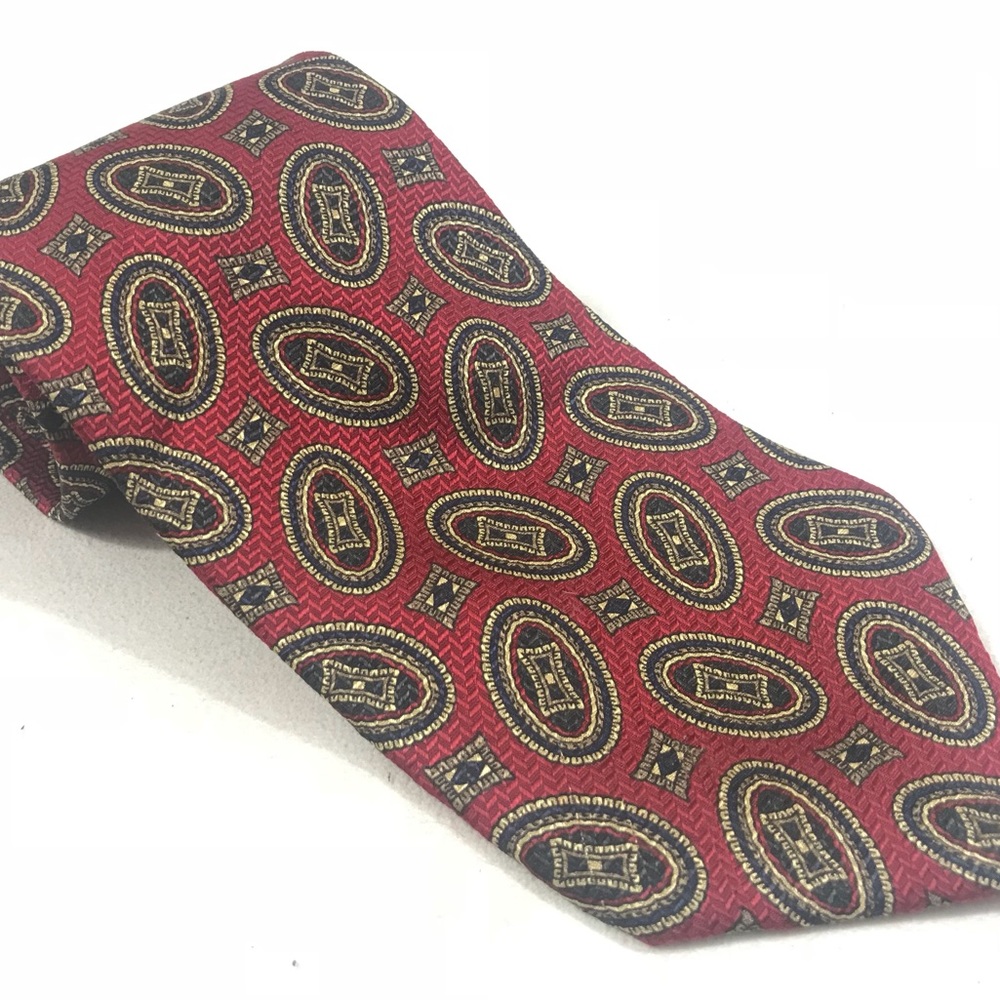 Ferracci Neck Tie Red 100% Silk